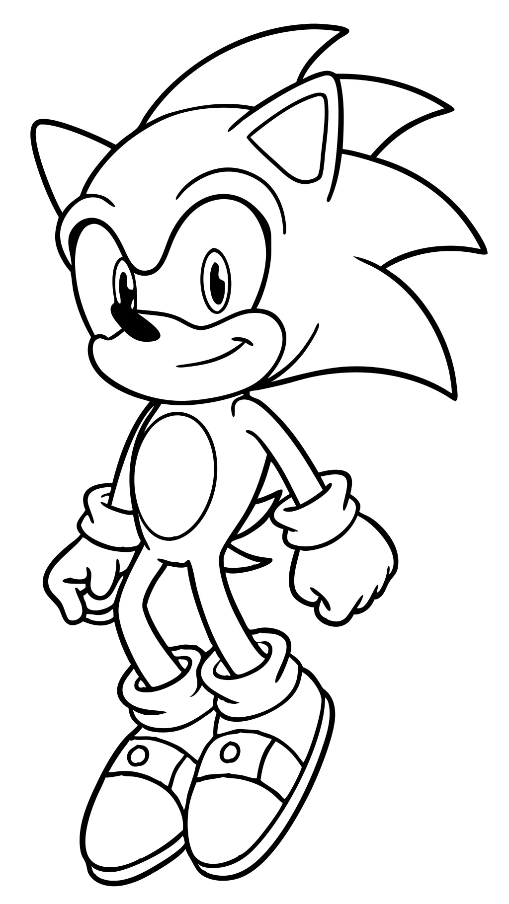 Imprimible Sonic the Hedgehog Coloring Pages